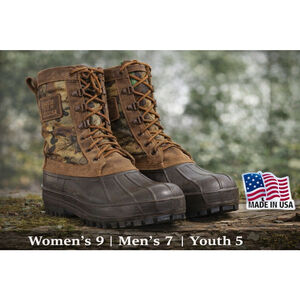 VTG LaCrosse USA Made Camo Duck Boots Women’s 9 Men’s 7 Youth 5 Hunting Snow